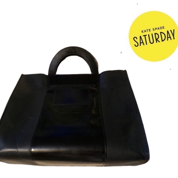 kate spade Handbags - Kate Spade ♠️ Saturday Black Leather Shopper Bag